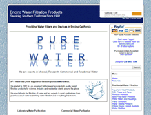 Tablet Screenshot of encino-water.com